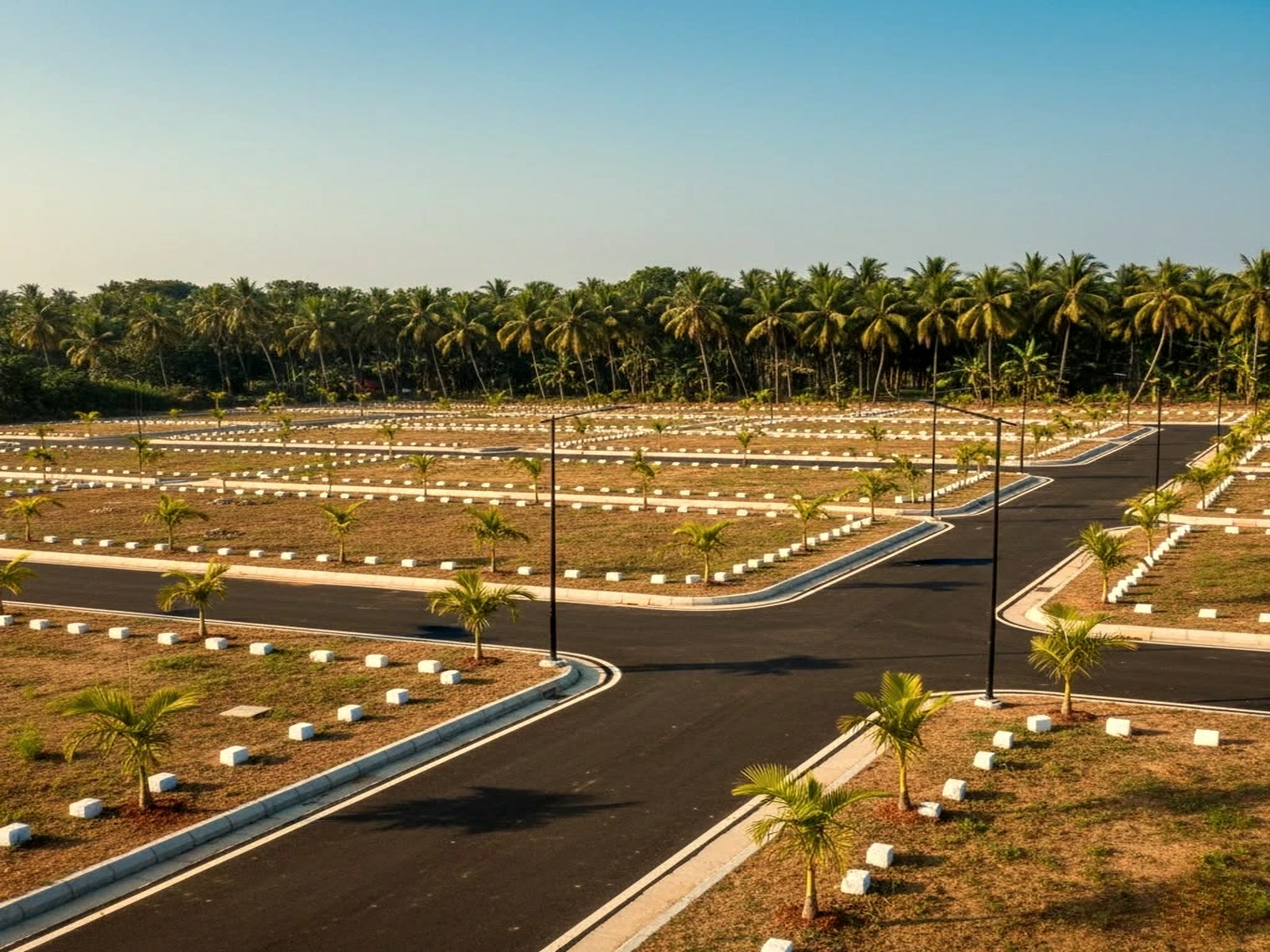 A plotted development, at the gate of a new India.
